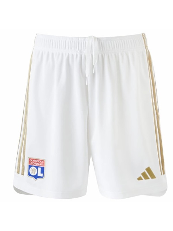 Olympique Lyonnais maglia casalinga lione pantaloncini da uomo prima divisa da calcio abbigliamento sportivo pantaloni camicia da calcio 2023-2024